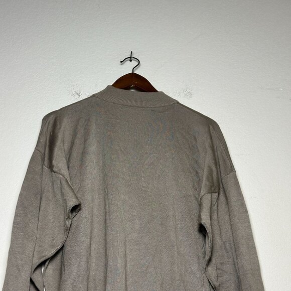 VTG Jhane Barnes Silk 90s Sweater Men XL Crewneck Pullover Lightweight Minimal - Picture 12 of 16
